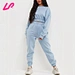 Upgrade your activewear with our cropped sweat suit.